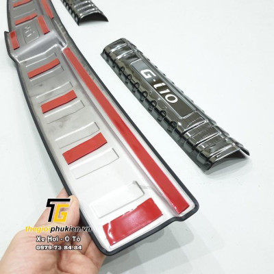 Bộ Ốp bậc cốp Hyundai Grand i10 2021 vân Titan