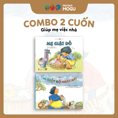Truyện Ehon bé 3-4-5 tuổi - Bộ 2 cuốn Giúp mẹ việc nhà