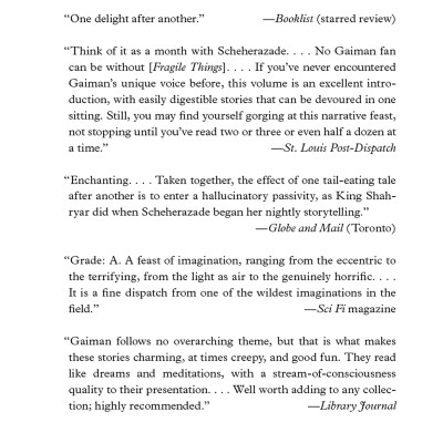 Fragile Things: Short Fictions And Wonders