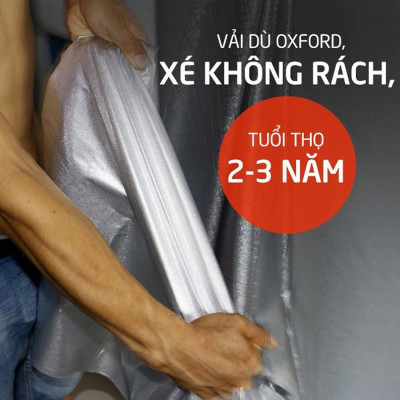 Bạt phủ xe ô tô Suzuki XL7 3 lớp thông minh, chất liệu vải dù oxford cao cấp, áo trùm oto 7 chỗ bảo vệ che nắng, mưa