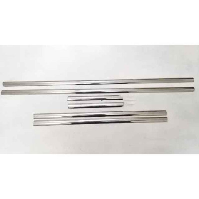 Bộ Nẹp Viền Chân Kính Inox Dành Cho Xe Ô Tô Getz Loại 6 Chi Tiết