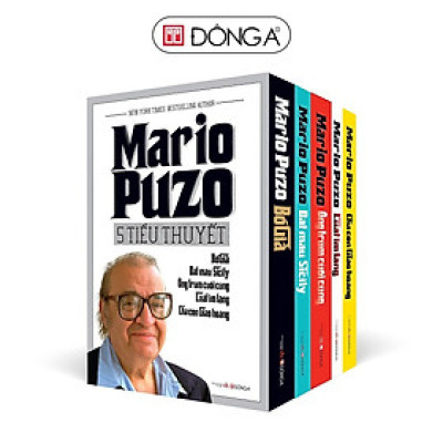 Sách - Boxset Tuyển Tập Mario Puzo - Trọn Bộ 5 Quyển - Đông A