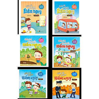 Combo  Giúp Bé Tránh Hiểm Nguy - 6 Cuốn - Tứ Diệp Thảo - Vanlangbooks