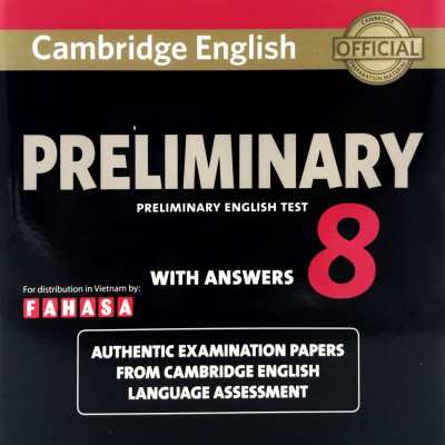 Cambridge English Preliminary - Preliminary English Test 8 with Answers (reprint edition)