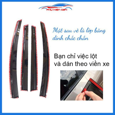 Vè mưa Huyndai Getz vè đen che mưa bảo vệ trang trí xe
