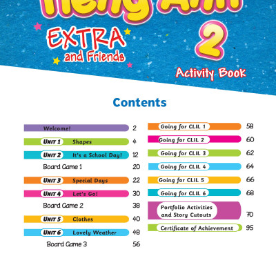Tiếng Anh 2 Extra and Friends - Activity book (Sách bài tập)
