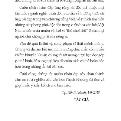 Thú Chơi Chữ (Tái bản 2025)