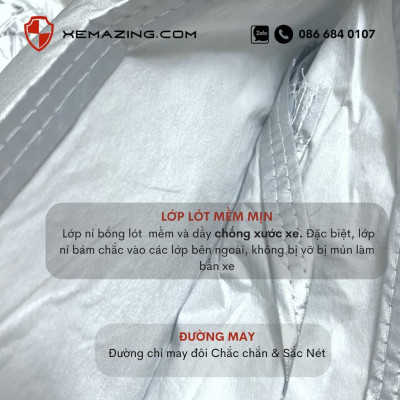 Bạt Phủ ô tô KIA SELTOS Nhãn hiệu XEMAZING