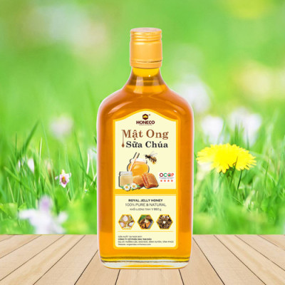 Mật ong sữa chúa HONECO 860G CHỨNG NHẬN FSSC 22000