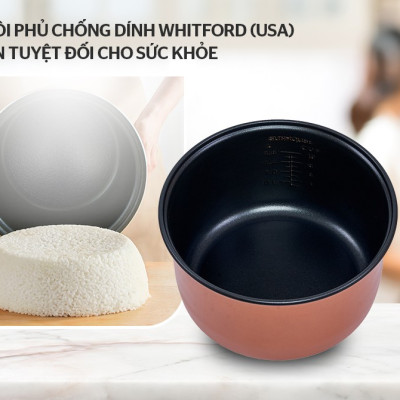 Nồi Cơm Điện Sunhouse SHD8602 (1.8L) New - Hàng Chính Hãng