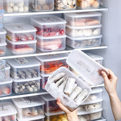 Combo 02 hộp nhựa cao cấp bảo quản thực phẩm 900ml & 1200ml - Hàng nội địa Nhật Bản (#Made in Japan)