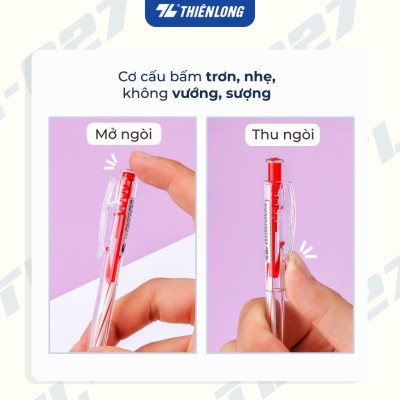 Combo 5 Bút Bi Thiên Long TL-027