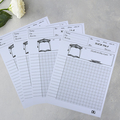 Giấy kiểm tra 4 ô ly viết êm không lem, giấy trắng dày kẻ ô rõ ràng hình vẽ tay mới lạ, kích thước 15.5 x 20.5 cm bộ 36 tờ GKTL102-03 Green Art - Hàng chính hãng