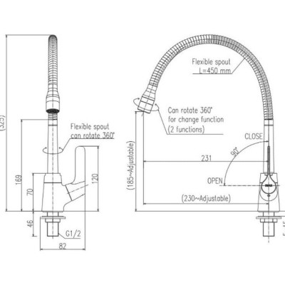 Vòi bếp lạnh chính hãng INAX SFV-18