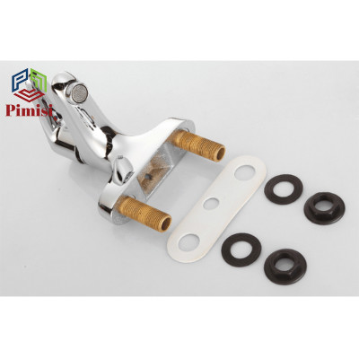 Vòi Chậu Lavabo Nóng Lạnh Pimisi PV-203C Cho Chậu Rửa Mặt 3 Lỗ (2 Chân) Bằng Đồng Thau, Dùng Cho Nhà Tắm | Chính Hãng