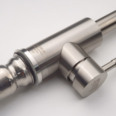 Vòi rửa chén nóng lạnh Inox SUS 304 Eurolife EL-T001 (Trắng bạc)