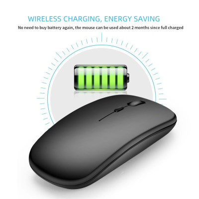 Chuột Không Dây 2.4G Bluetooth 5.0 1600DPI M90 - Hàng Nhập Khẩu
