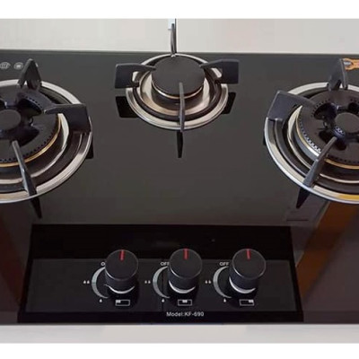 Bếp Gas Âm 3 Lò KAFF KF-690 - Hàng Chính Hãng