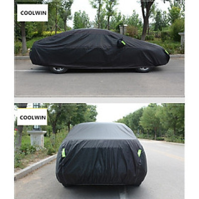 Bạt phủ ô tô BMW 3 Series chất liệu Polyester - màu đen cao cấp MACSIM màu đen