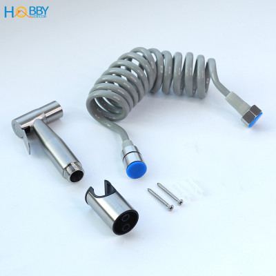 Bộ vòi xịt rửa vệ sinh toilet có dây sen lò xo Hobby Home Decor VSR2