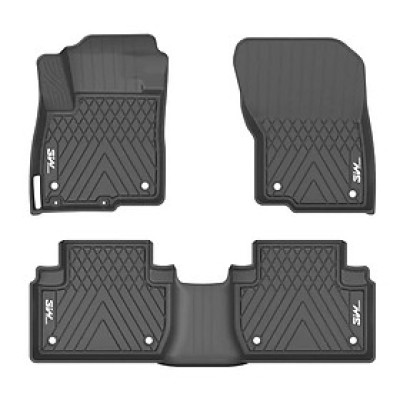Thảm lót sàn xe ô tô Mitsubishi Outlander Sport 2012-đến nay nhãn hiệu Macsim 3W - chất liệu nhựa TPE đúc khuôn cao cấp - màu đen