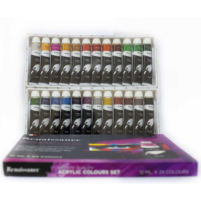 Bộ 24 Màu Vẽ Acrylic Renaissance 12 ml
