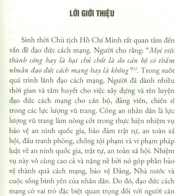 Sáu Điều Bác Hồ Dạy - Di Sản Vô Giá Xây Dựng Lực Lượng Công An Nhân Dân