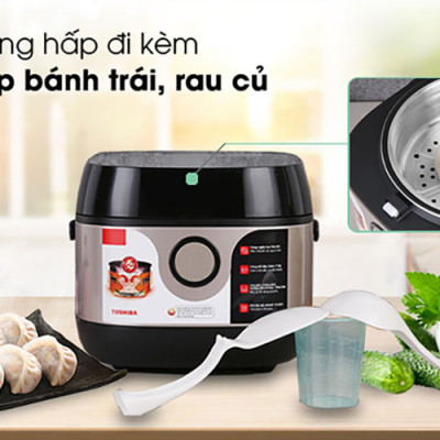 Nồi cơm cao tần Toshiba RC-10IX1PV (1 Lít)- Hàng Chính Hãng