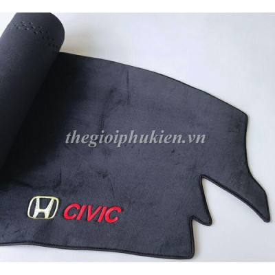 Thảm nhung taplo chống nắng Honda Civic 2016-2019
