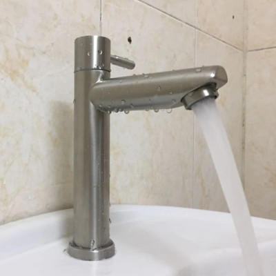 Vòi lavabo lạnh KG56 cao cấp dùng cho chậu rửa mặt inoxsus304 - Hàng chính hãng