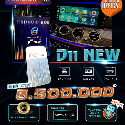 HTD Smart Carplay Android AI Ô Tô D11 New