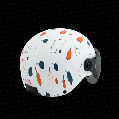 Mũ bảo hiểm có kính hoa văn NÓN SƠN chính hãng BKP-TR119