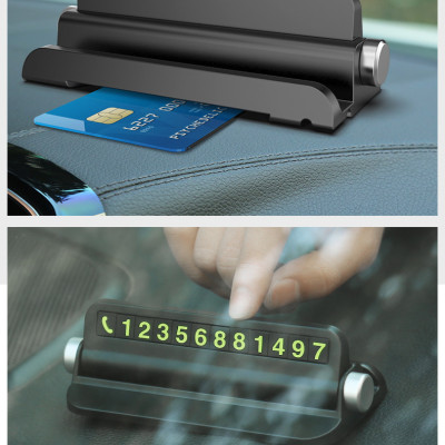 Bảng số điện thoại để trong ô tô 6in1