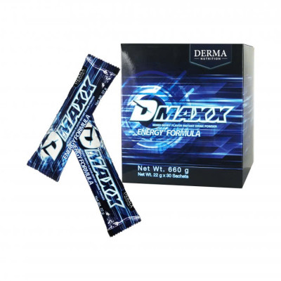 DMAXX thức uống bổ sung vitamin năng lượng có đường DAMODE 22 gói dùng thử màu xanh