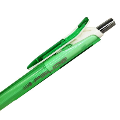 Hộp 20 Bút Gel Bấm 0.5 mm Pslide - Thiên Long GEL-B011 - Mực Xanh