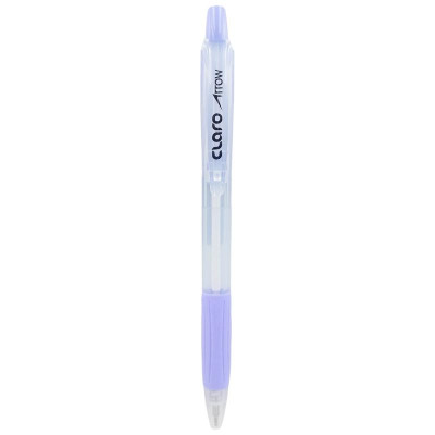 Bút Bi Claro Arrow 0.5 mm - Mực Xanh - Thân Bút Màu Tím