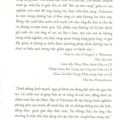 DINH DƯỠNG LÀNH MẠNH, NGẠI GÌ BỆNH TIM 