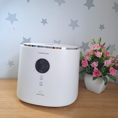 Nồi Cơm Điện Lock&Lock Bianco Nemo Rice Cooker 1.2L EJR384IVY  6 Chế Độ, Giữ Ấm 24h, màn hình LCD - Hàng Chính Hãng