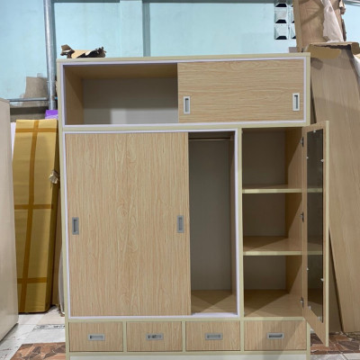 Tủ áo lùa gia đình Tundo cỡ lớn giao lắp tận nhà 1m6 x 2m4