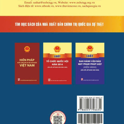 Luật tổ chức chính phủ năm 2015 (sửa đổi, bổ sung năm 2019, 2023) bản in 2024