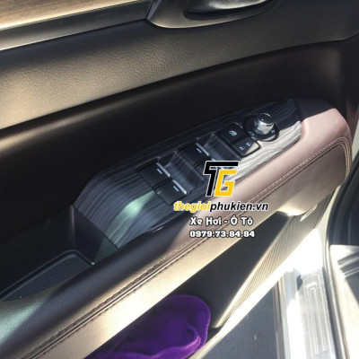 Ốp nội thất vân gỗ Mazda CX8, CX-8 Cao cấp