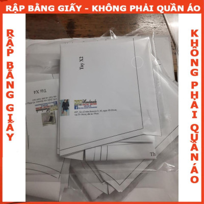 Rập đầm cánh tiên - Rập giấy mã 527 (BẢN VẼ)