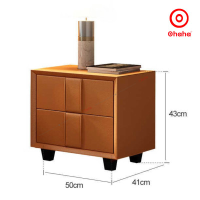 [Miễn phí vận chuyển & Lắp đặt] Giường ngủ bọc da cỡ lớn kết hợp gỗ cao cấp chống ẩm TẶNG kèm 2 tab đầu giường - GN024