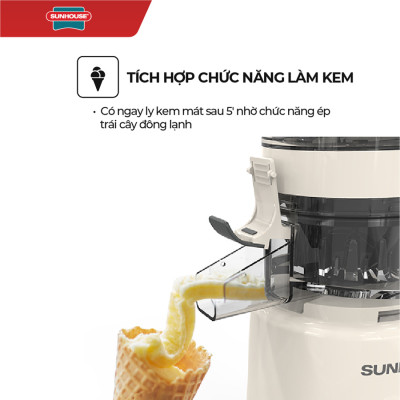Máy ép chậm Sunhouse Mama SHD5515 600ml - Hàng chính hãng