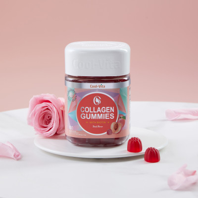 Combo Kẹo Dẻo Collagen & Kẹo Dẻo Giấm Táo Coolvita Hỗ Trợ Trẻ Hóa Sáng Da - Cải Thiện Sức Khỏe Tóc Móng - Tiêu Hóa - Tăng Cường Miễn Dịch, Kết Hợp Biotin, Vitamin C, Vitamin E, Vitamin B12 & Axit Folic - 2 Hộp (60 viên x 3g)/hộp