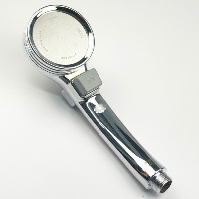 Bộ tay dây sen siêu tăng áp Eurolife EL-102SH (Trắng bạc)