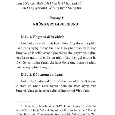 Luật công nghệ thông tin năm 2006 (sửa đổi, bổ sung năm 2017, 2023)