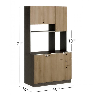 Tủ nhà bếp bằng gỗ công nghiệp thiết kế hiện đại SMLIFE Dasksa