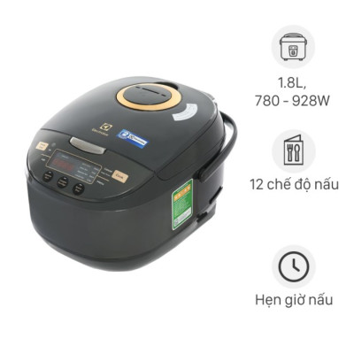 Nồi cơm điện tử 1.8 lít Electrolux E7RC1-650K - Hàng chính hãng