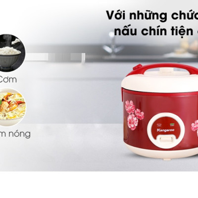 Nồi Cơm Điện Kangaroo KG378H (1.8 lít) - Hàng Chính Hãng